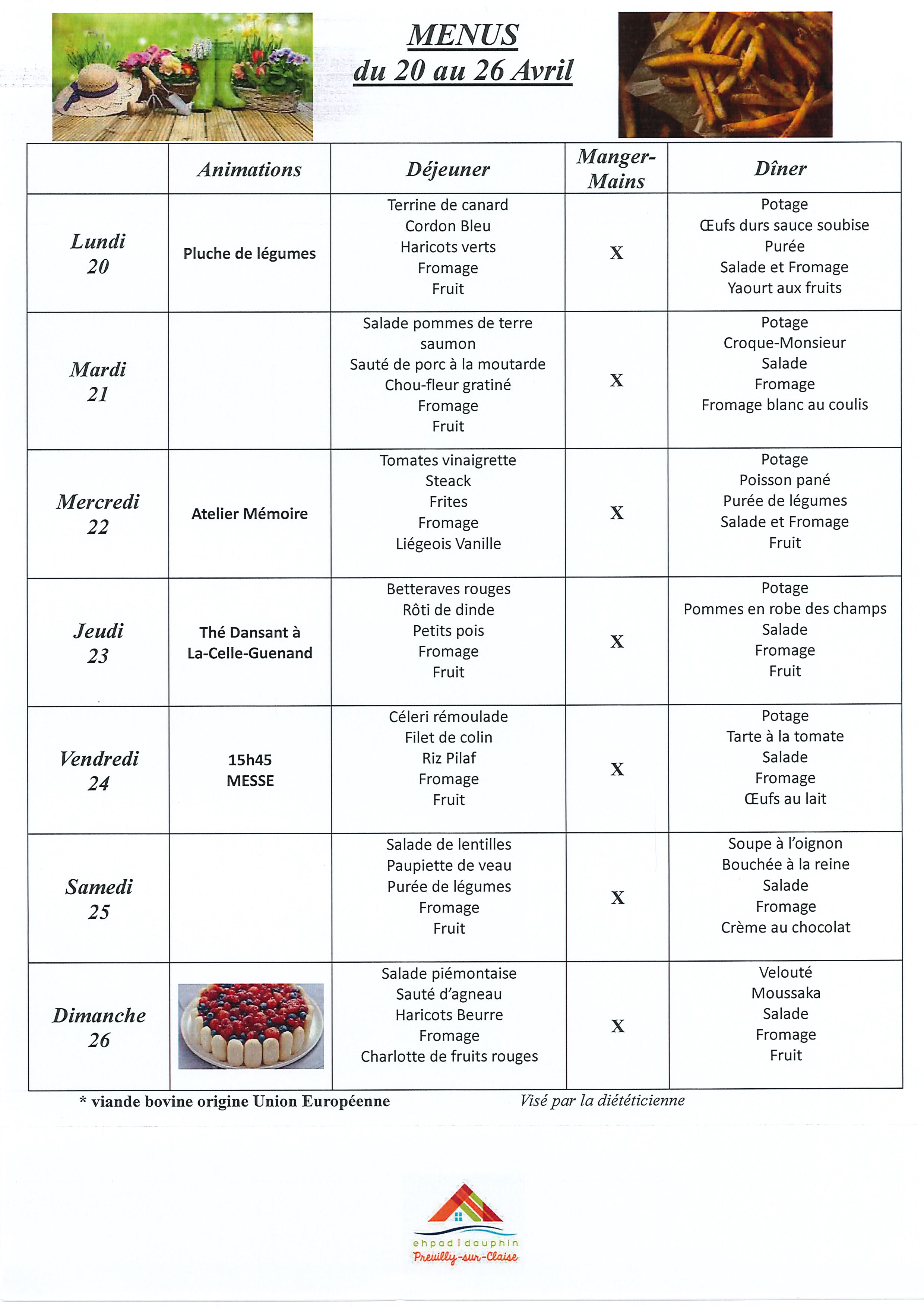 Menus du 20 au 26 avril 0001