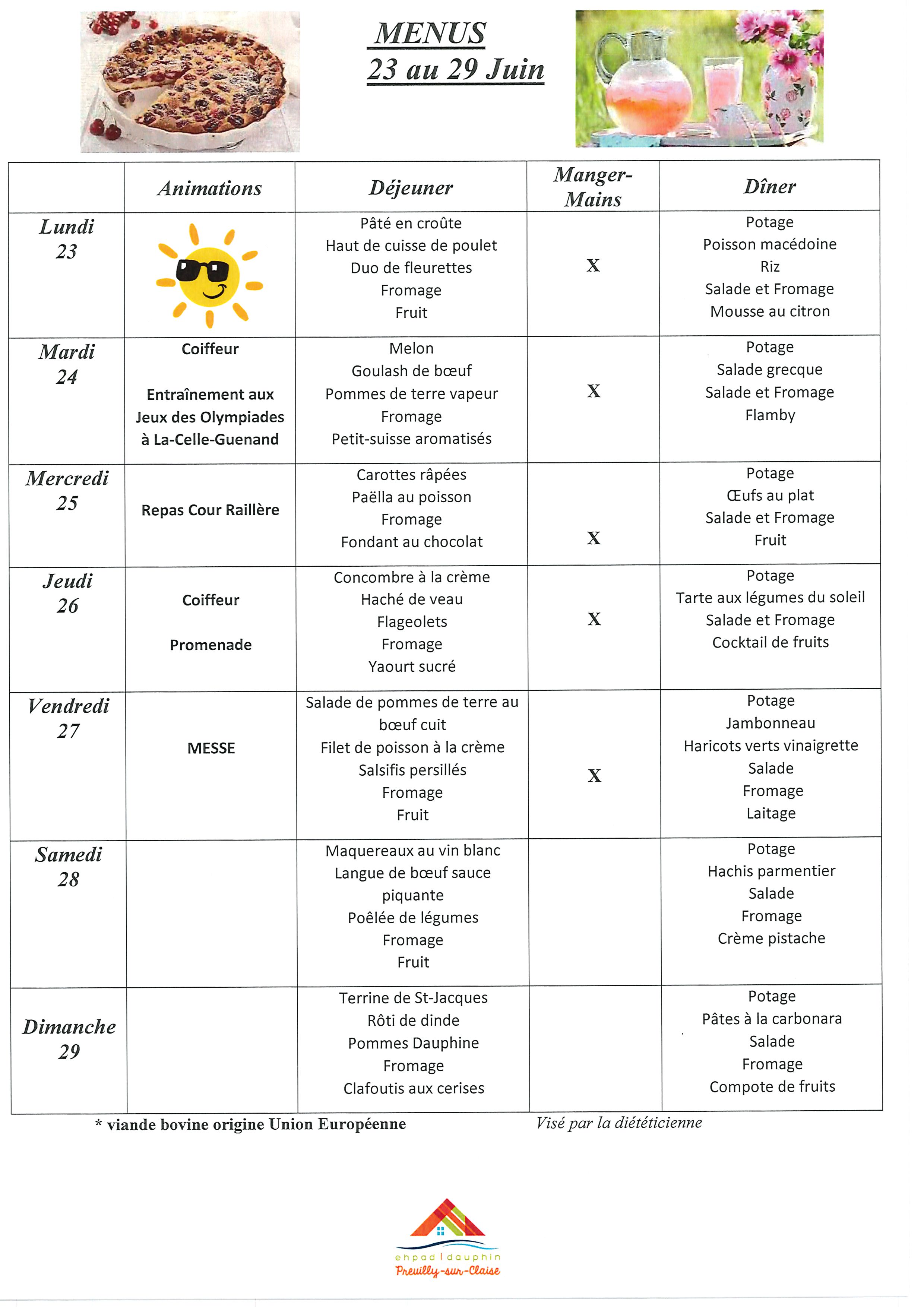 Menus du 23 au29 juin 0001