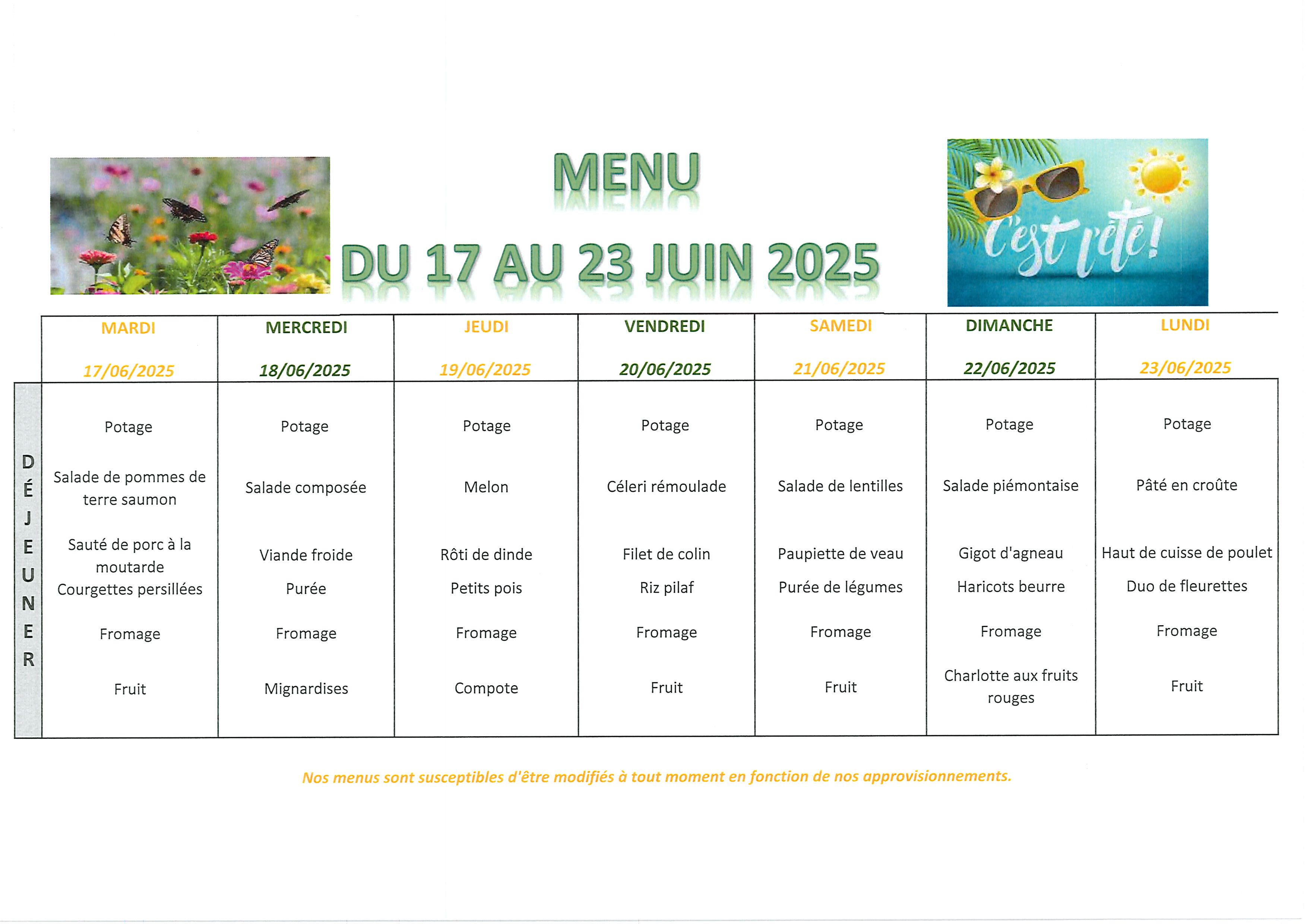 Menus portage du 17 au 23 juin 0001